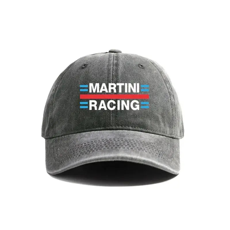 Martini Racing Baseball Caps Distressed Hats Cap Men Women