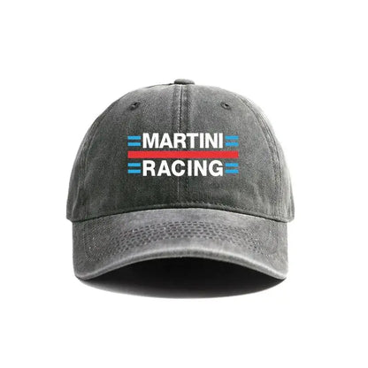 Martini Racing Baseball Caps Distressed Hats Cap Men Women