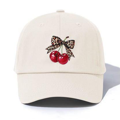 BOW CHERRY Print Baseball Cap