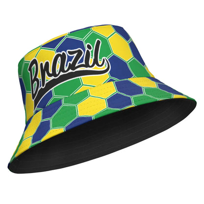 Brazil Free Custom Name Number Logo Bucket Cap