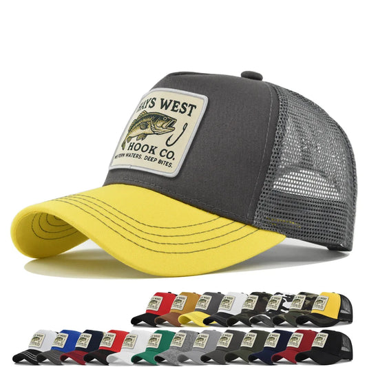 High Quality Fishing Embroidery Baseball Cap