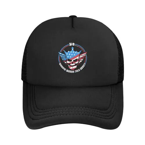 Cody Rhodes Mesh Baseball Cap Unisex Hip-Hop Sun Hat Hat Adjustable Snapback Caps Sun Caps Winter Trucker Caps
