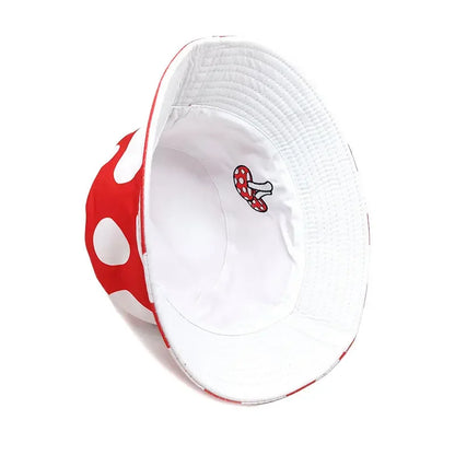 LDSLYJR Four Seasons Polyester Cartoon Print Bucket Hat