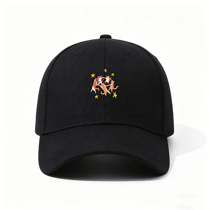 Colorful Star-Patterned Baseball Cap