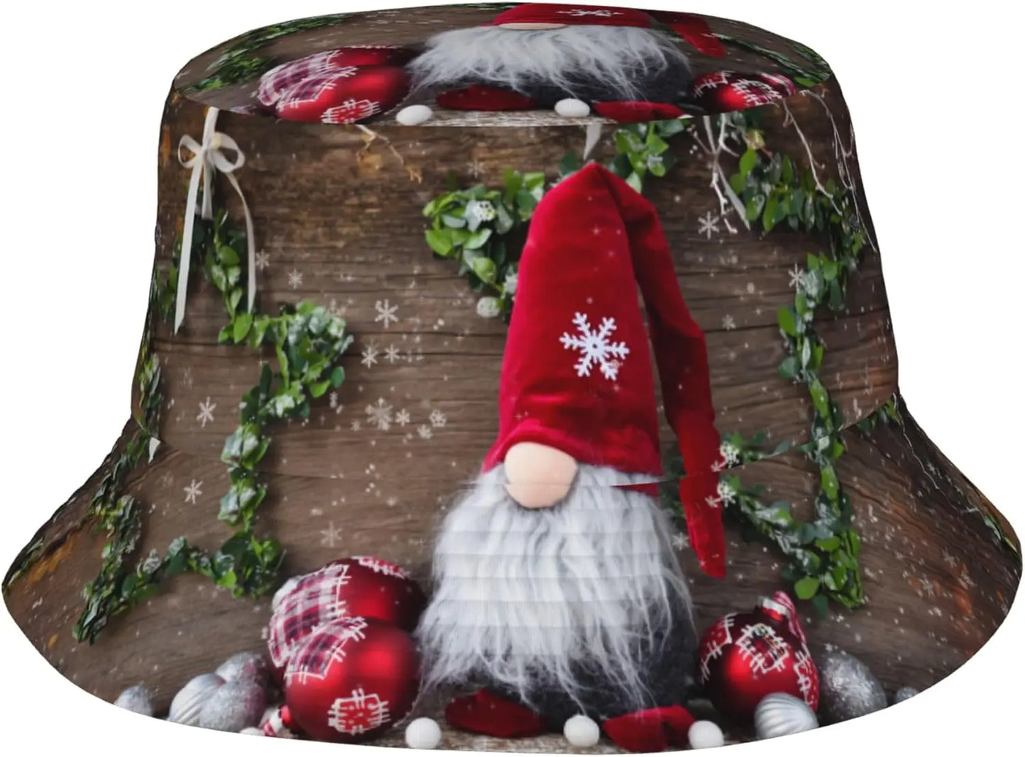 Christmas Botanical 6 Bucket Hats For Women Men