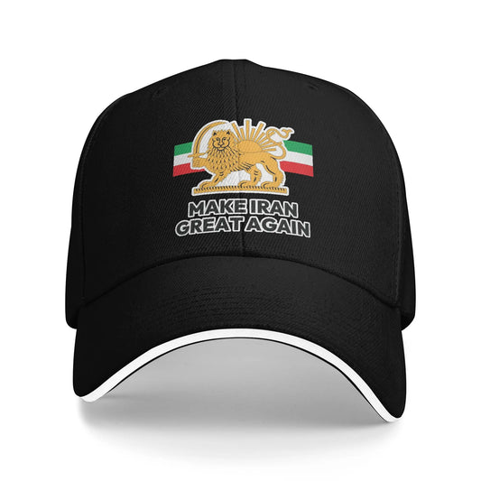New Make Iran Great Again MIGA Golf Cap Unisex Style Baseball Hat