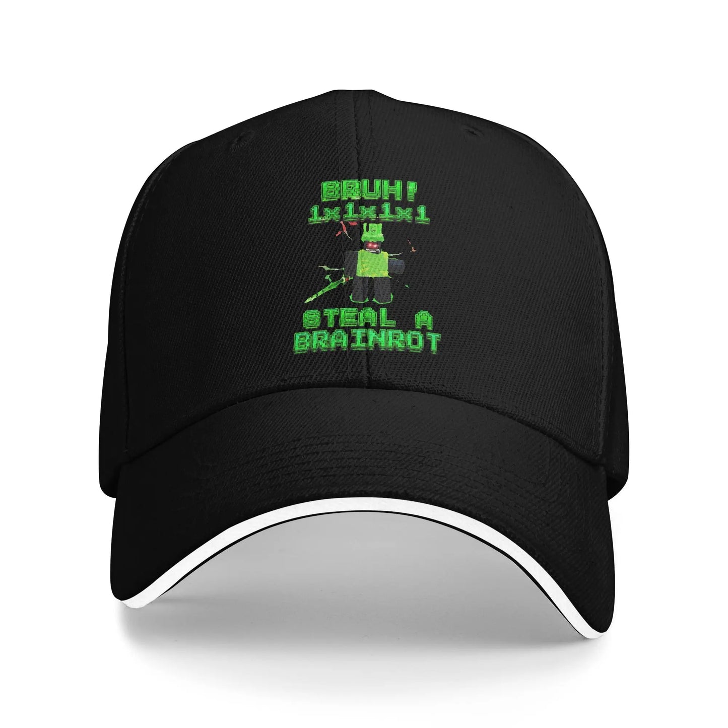Bruh Sammyni Spyderini Funny Brainrot Steal A Brainrot Baseball Cap