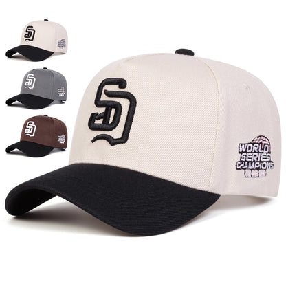 Unisex SD Letter Embroidery Baseball Caps
