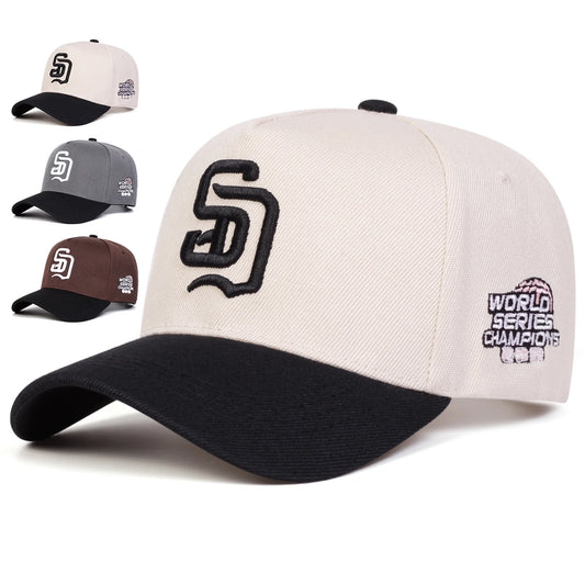 Unisex SD Letter Embroidery Baseball Caps