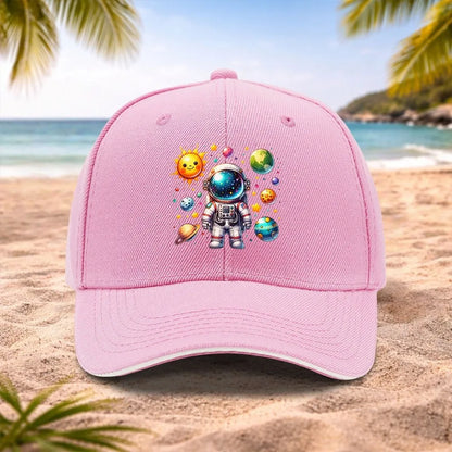 Cartoon Astronaut Baseball Cap