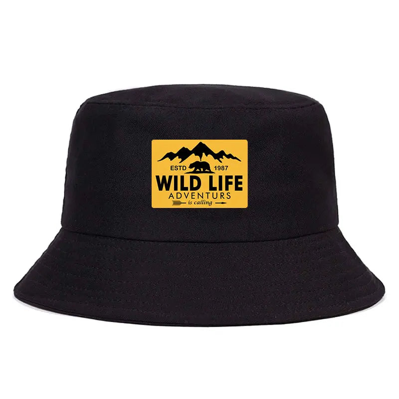 Wild Life Printed Reversible Bucket Hat Woman Man