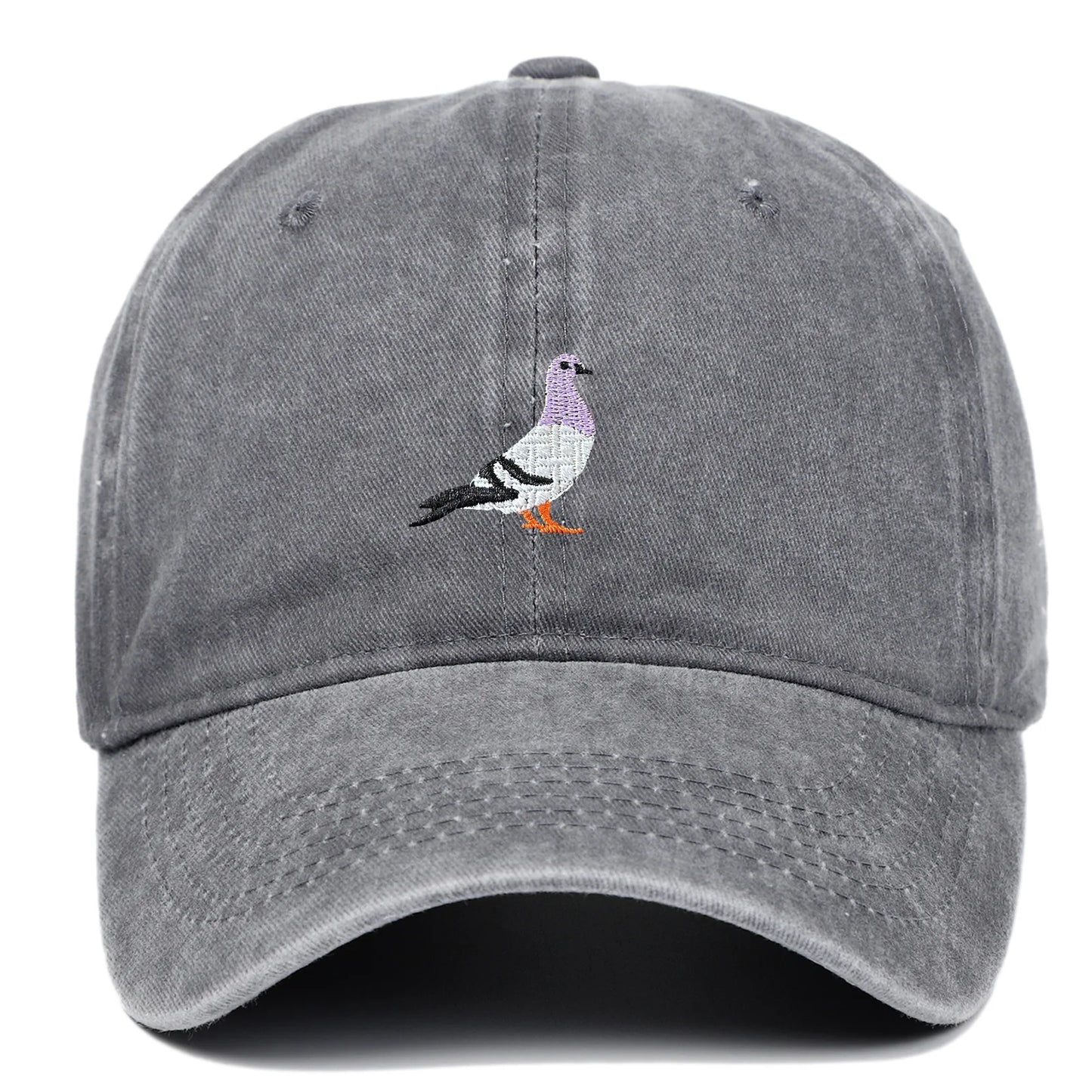 Men And Women Summer Sun Hat Pigeon Embroidered Baseball Hat