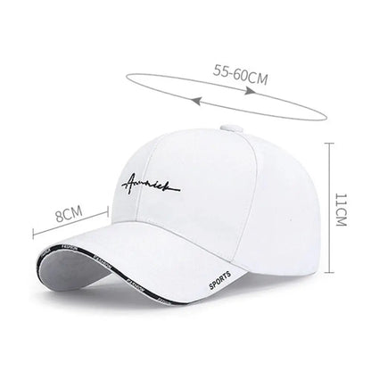 Hat Women's Korean Version Letter Embroidery Cap Baseball Cap