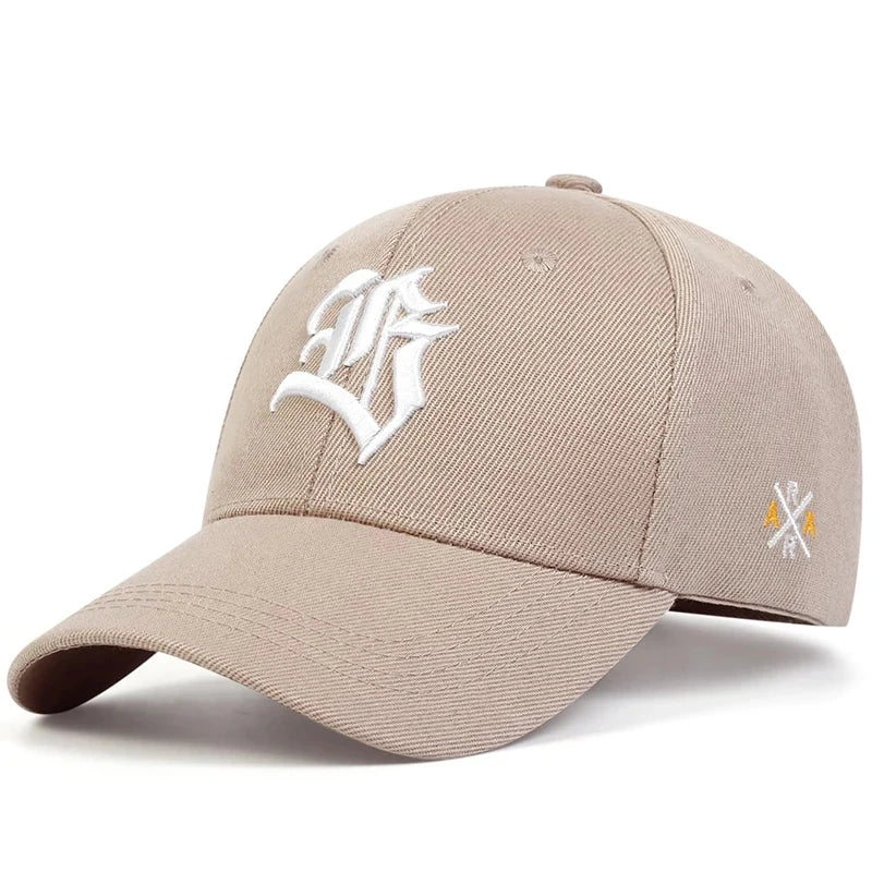 Unisex Gothic Letter Embroidery Baseball Caps