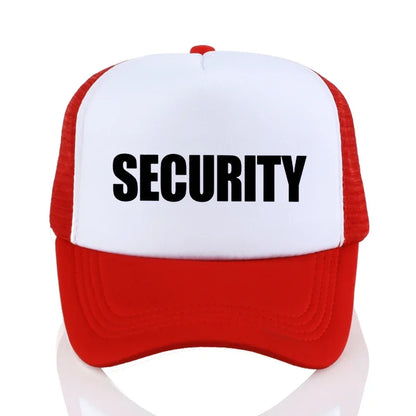 SECURITY Baseball Cap Cool Summer