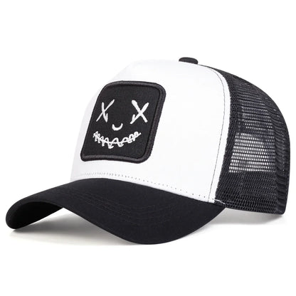 Unisex Personality Embroidery Baseball Net Caps