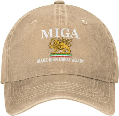 Make Iran Great Again Baseball Cap Men Women