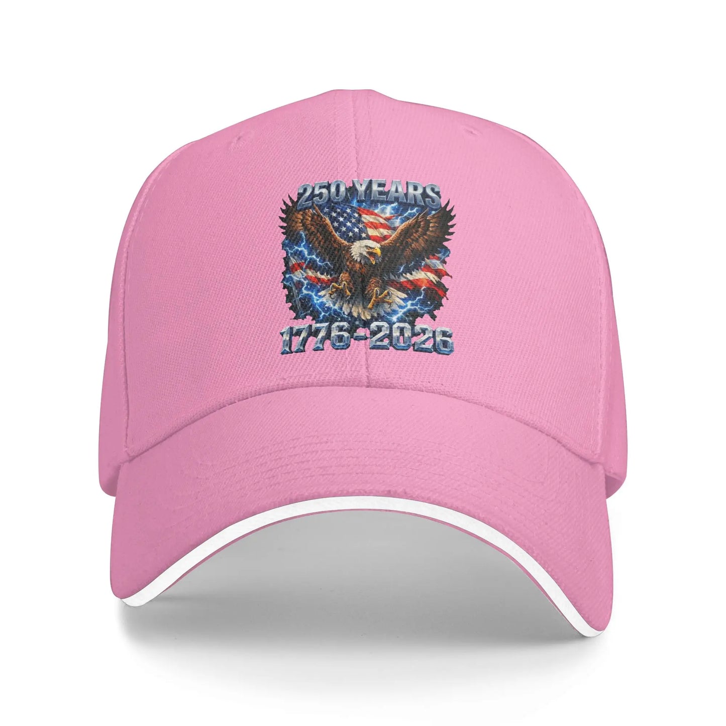 American Bald Eagle 1776 2026 250 Anniversary USA Baseball Cap