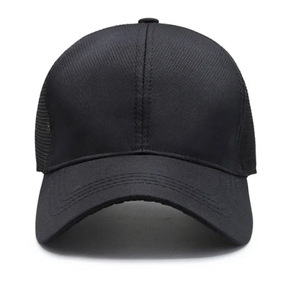 Unisex Solid Color Baseball Net Caps Spring And Summer Outdoor