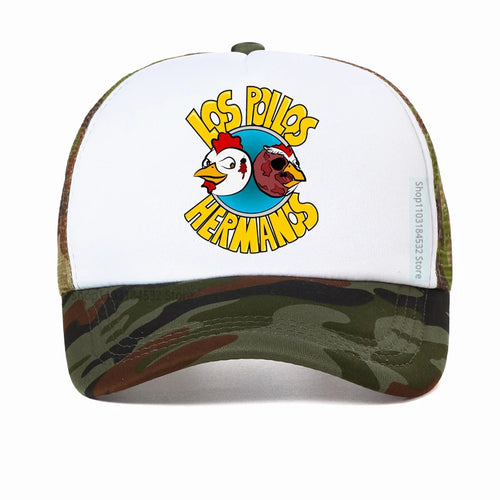 Los Pollos Hermanos Funny Breaking Bad Mesh Baseball Cap