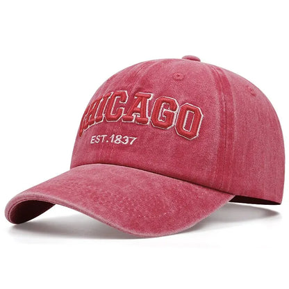 New Letter CHICAGO Baseball Cap Men Women