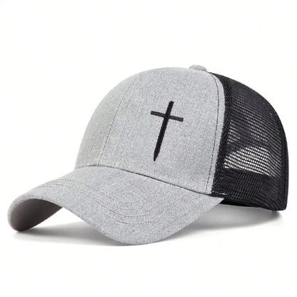 Fashion Hip Hop Baseball Mesh Cap Cross