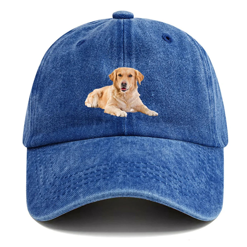 Golden Retriever Printed Baseball Cap For Both Men And Women