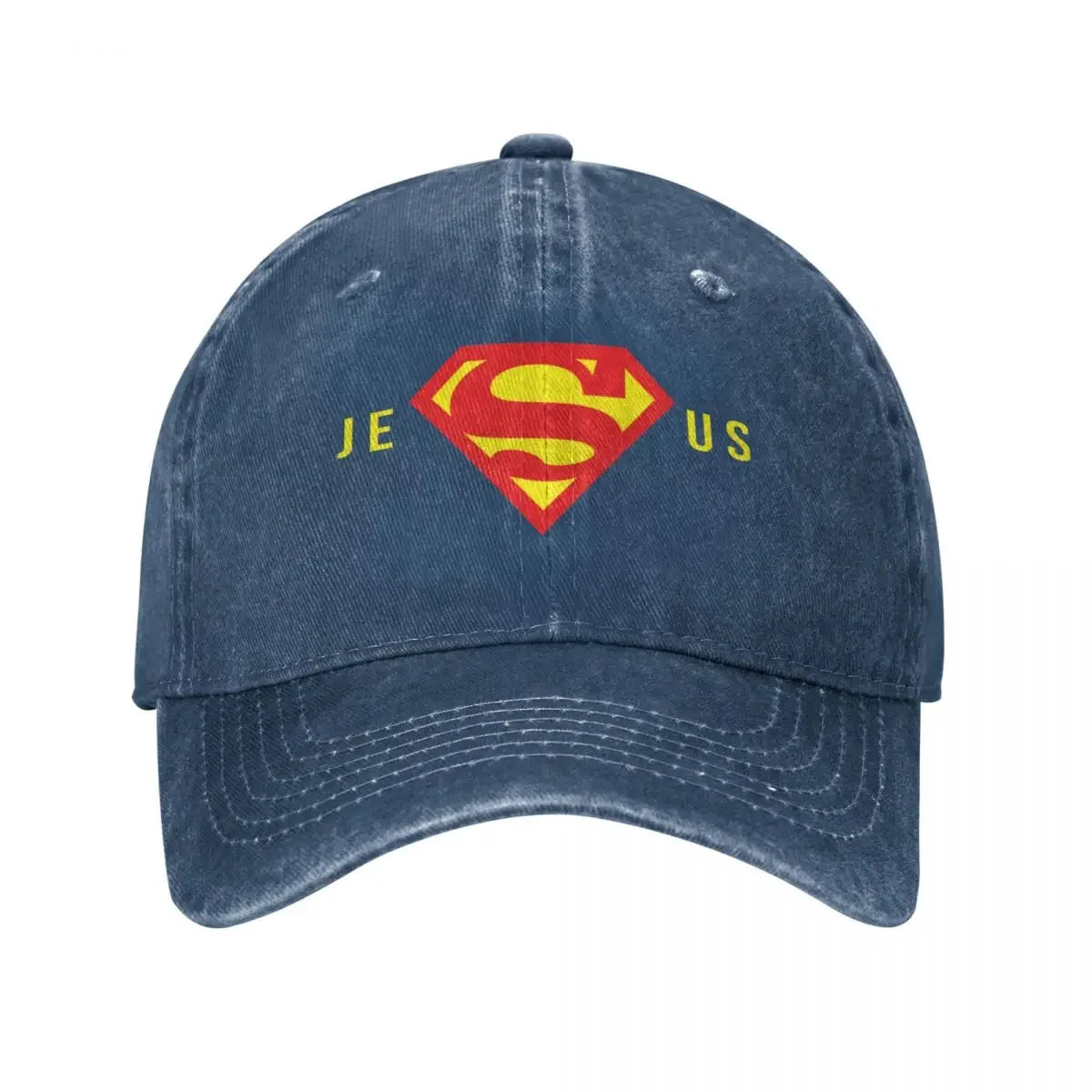 Super Jesus Washed Baseball Cap Hat Men Women Christian God Cap Spring Autumn Vintage Casquette Gorras