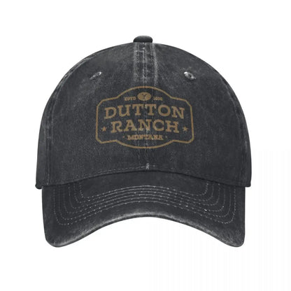 Yellowstone Dutton Ranch Retro Rodeo Design Baseball Cap