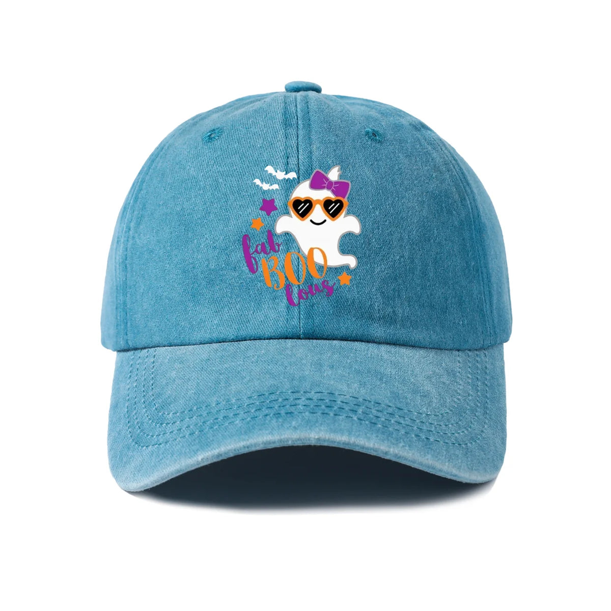 Cowboy Ghost Boo Graphic Baseball Cap