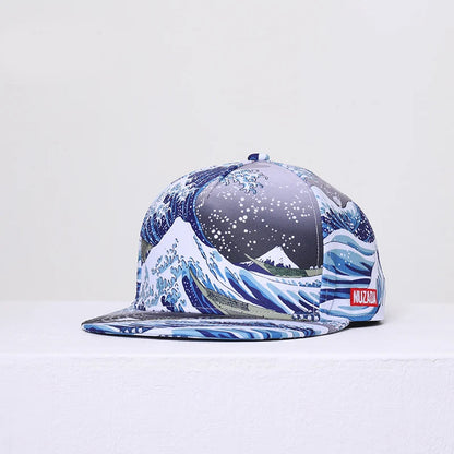 New Arrival Men Women Baseball Cap Graffiti Print Couple Snapback Hat