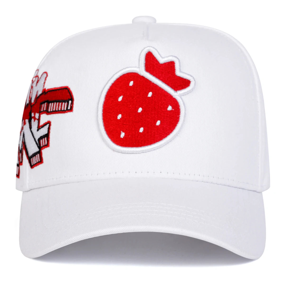 Unisex Strawberry Embroidery Baseball Caps