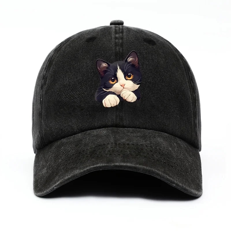 Funny Style Cat Patterned Baseball Cap