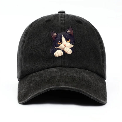Funny Style Cat Patterned Baseball Cap
