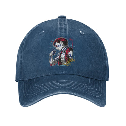 Summer Cap Sun Visor Upper Moon 3 Akaza Hip Hop Caps Demon Slayer Baseball Hat