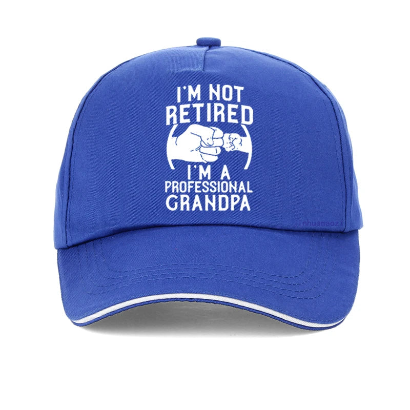 I'm Not Retired I'm A Professional Grandpa Funny Baseball Cap