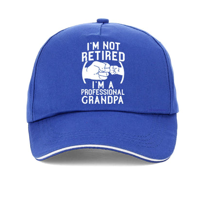 I'm Not Retired I'm A Professional Grandpa Funny Baseball Cap