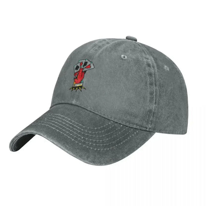 Devil Hand Baseball Cap Poker Cards