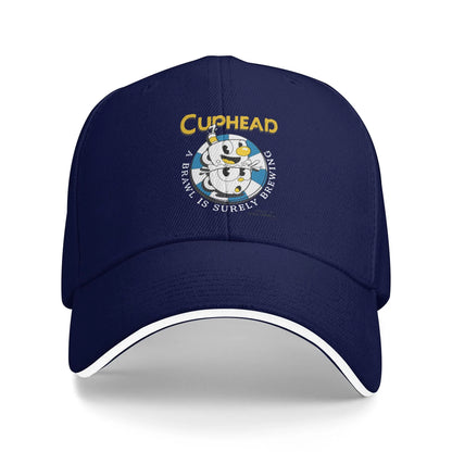 Cuphead A Brawl is Surely Brewing Baseball Cap