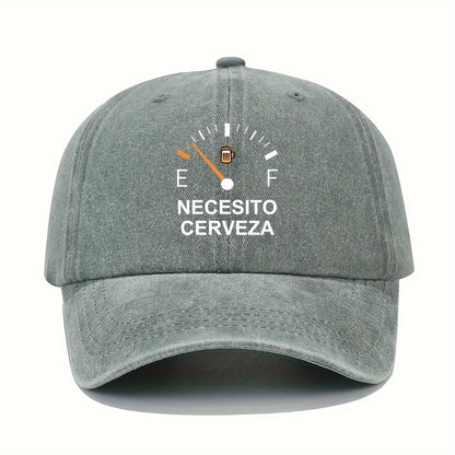 NECESITO CERVEZA Pattern Printed Vintage Baseball Cap