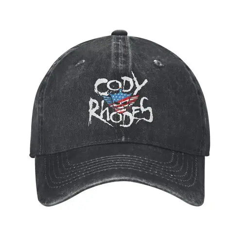 Cody Rhodes Mesh Baseball Cap Unisex Hip-Hop Sun Hat Hat Adjustable Snapback Caps Sun Caps Winter Trucker Caps