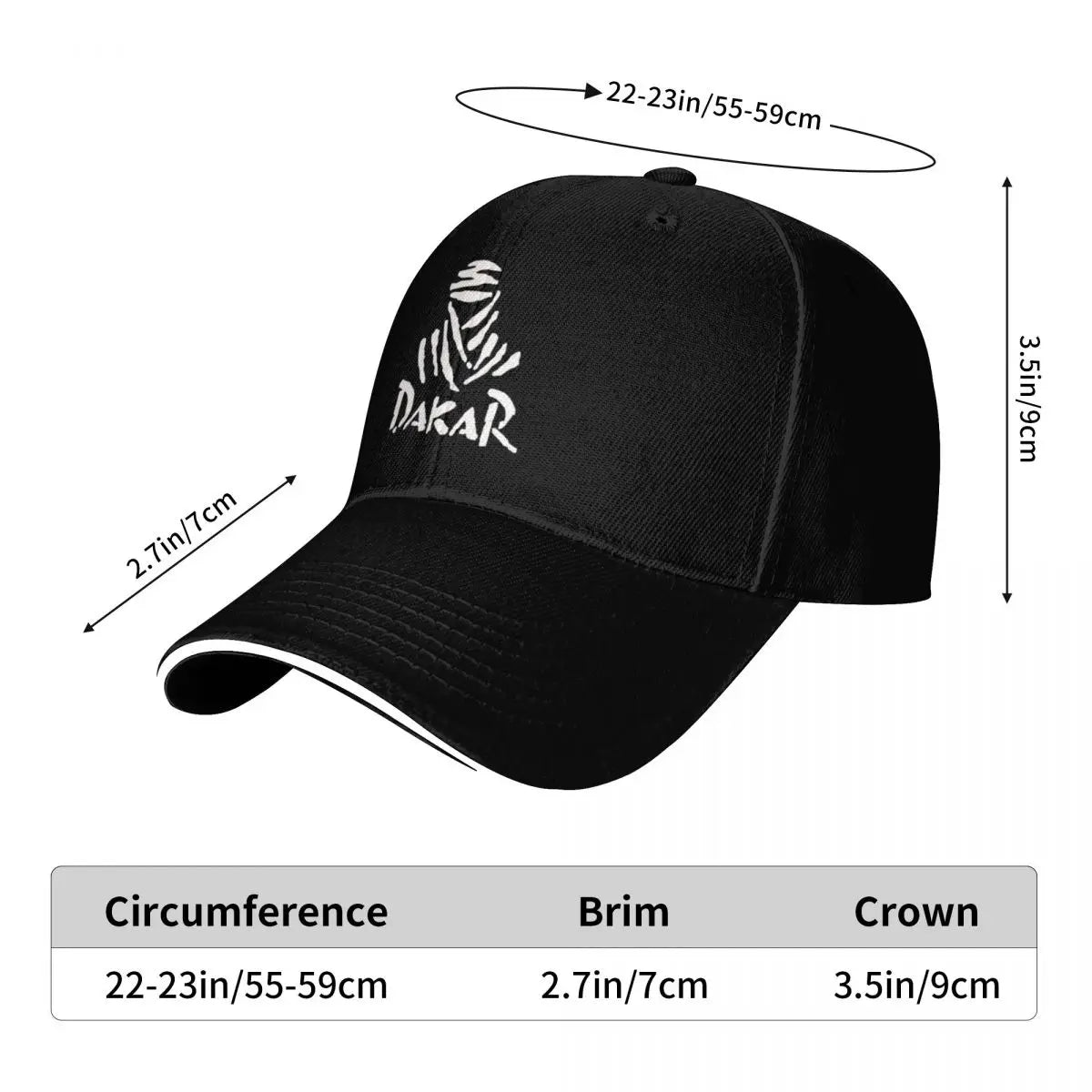 Unisex Baseball Hats Dakar Rally Motorcycle Baseball Caps