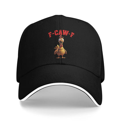 Funny F-Caw-F Chicken FCAWF Outfit Men Women Baseball Caps