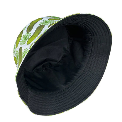 Creative Cucumber Pattern Printed Bucket Hat