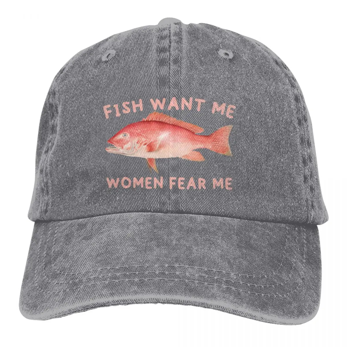 Fish Want Me Women Fear Me Classic Baseball Cap