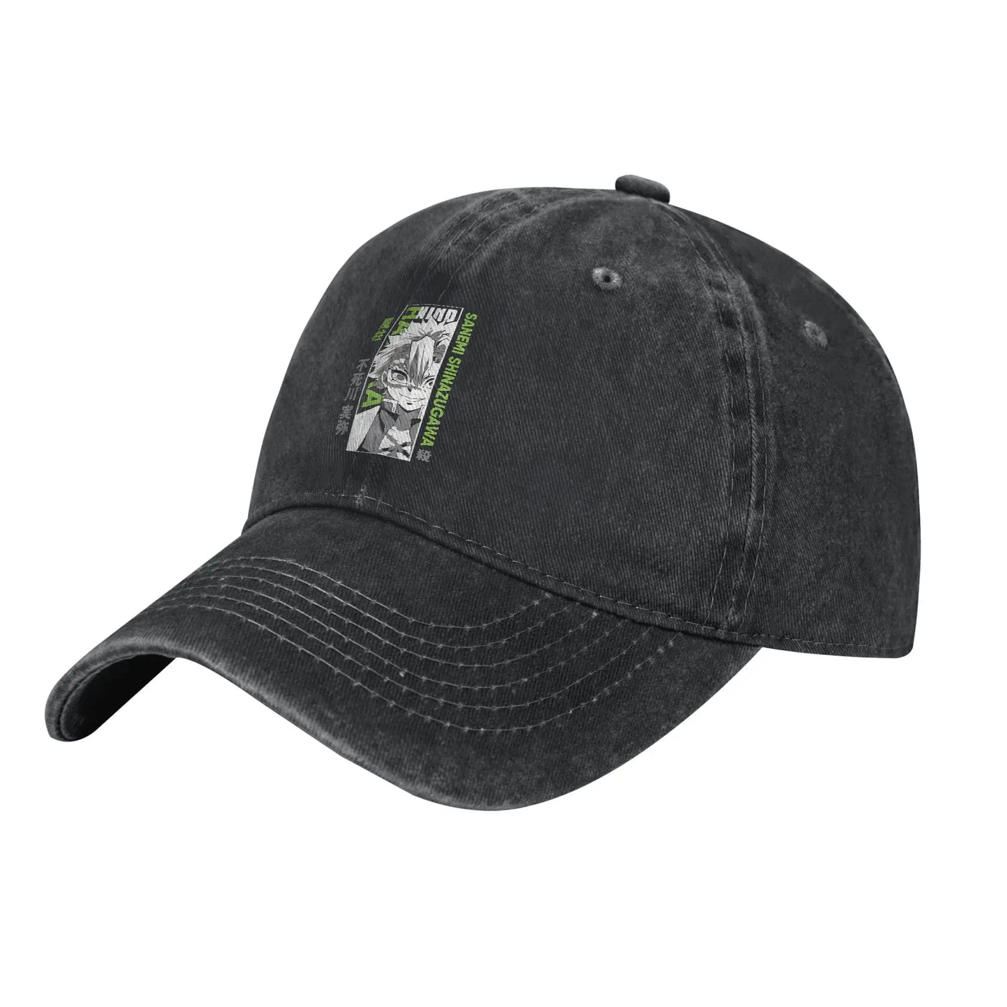 Pure Color Dad Hats Sanemi Baseball Caps Demon Slayer