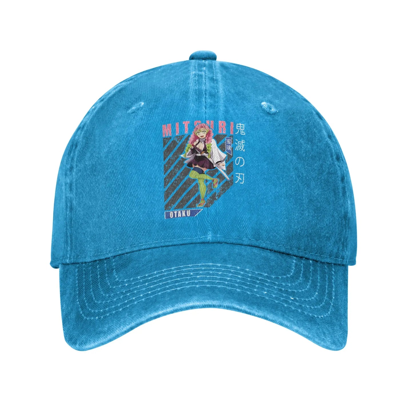 Pure Color Dad Hats Mitsuri Kanroji Otaku Baseball Caps Demon Slayer