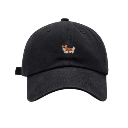Trendy Dog Women Baseball Hat Breathable Cotton Men Sunshade Hat