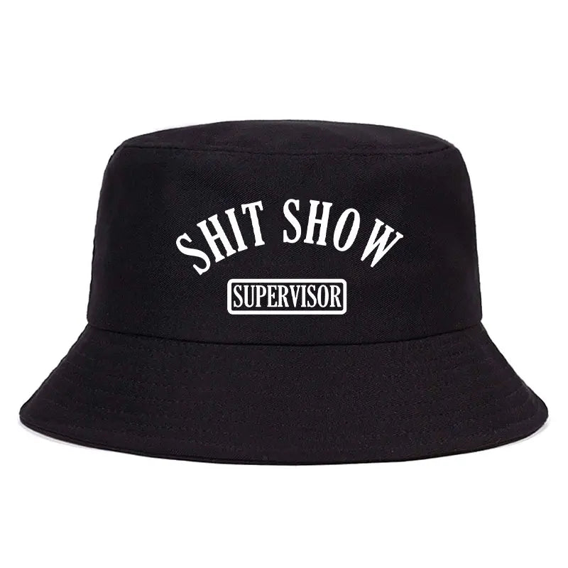 Shit Show Print Reversible Bucket Hat