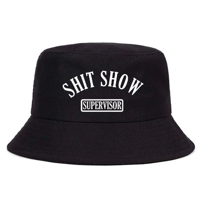 Shit Show Print Reversible Bucket Hat